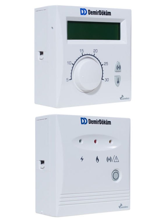 DEMİRDÖKÜM RF 6001 KABLOSUZ ODA TERMOSTATI