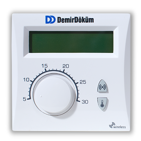 DEMİRDÖKÜM RF 6001 KABLOSUZ ODA TERMOSTATI
