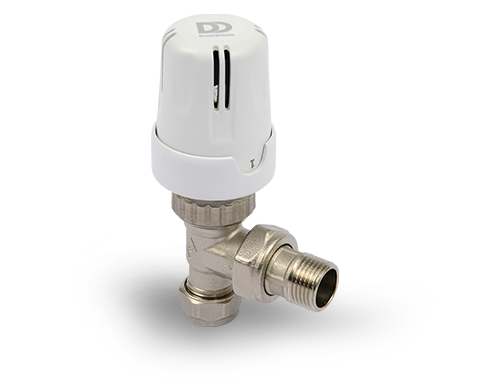 DEMİRDÖKÜM PE-X TERMOSTATİK KÖŞE RADYATÖR VANASI TP1