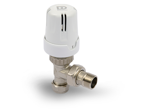 DEMİRDÖKÜM PE-X TERMOSTATİK KÖŞE RADYATÖR VANASI TP1