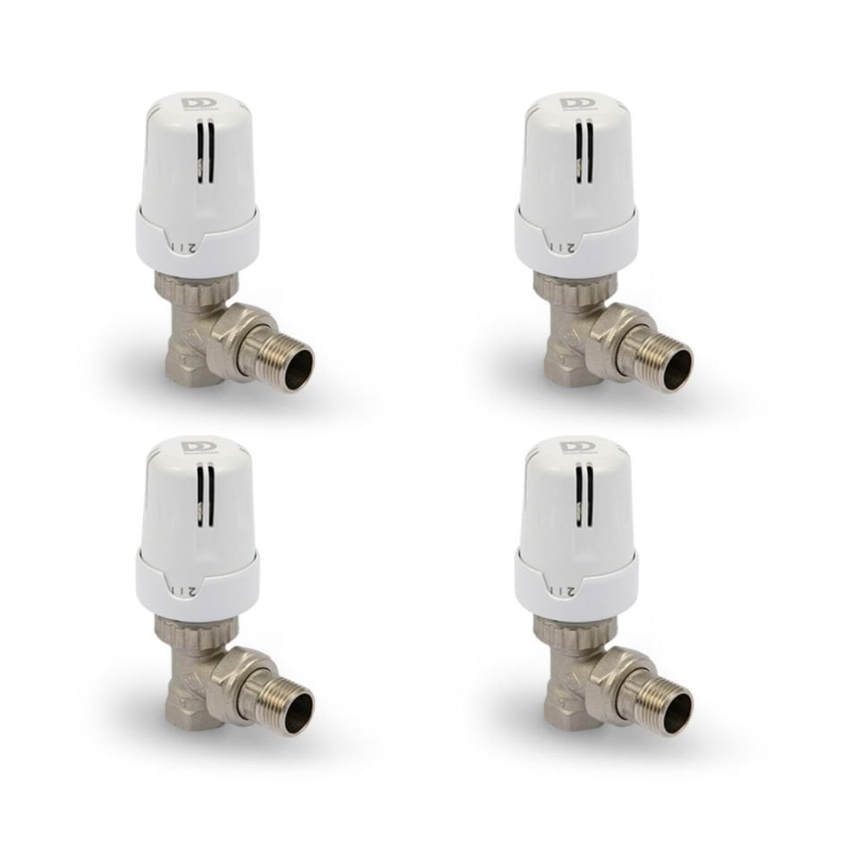 DEMİRDÖKÜM TERMOSTATİK KÖŞE RADYATÖR VANASI T1 (4 ADET)